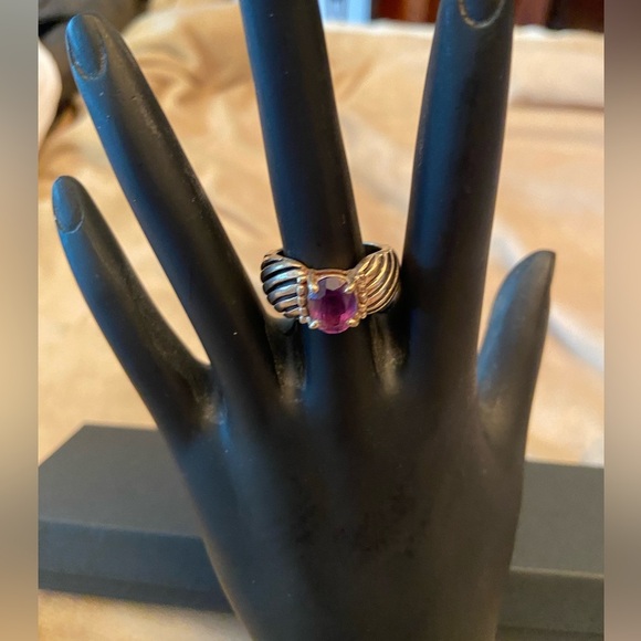 Retired Silpada Amethyst Ring size 7 - Picture 1 of 4